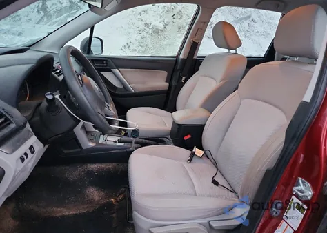 2015 Subaru Forester 2.5I z USA, uszkodzony, nr VIN JF2SJAAC9FH822330